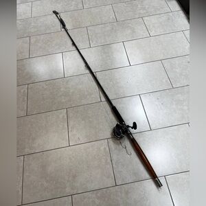 penn 309 Level Wind reel and fishing rod